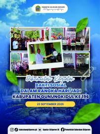 BAKSOS DALAM RANGKA HARI JADI KABUPATEN GUNUNGKIDUL KE-196